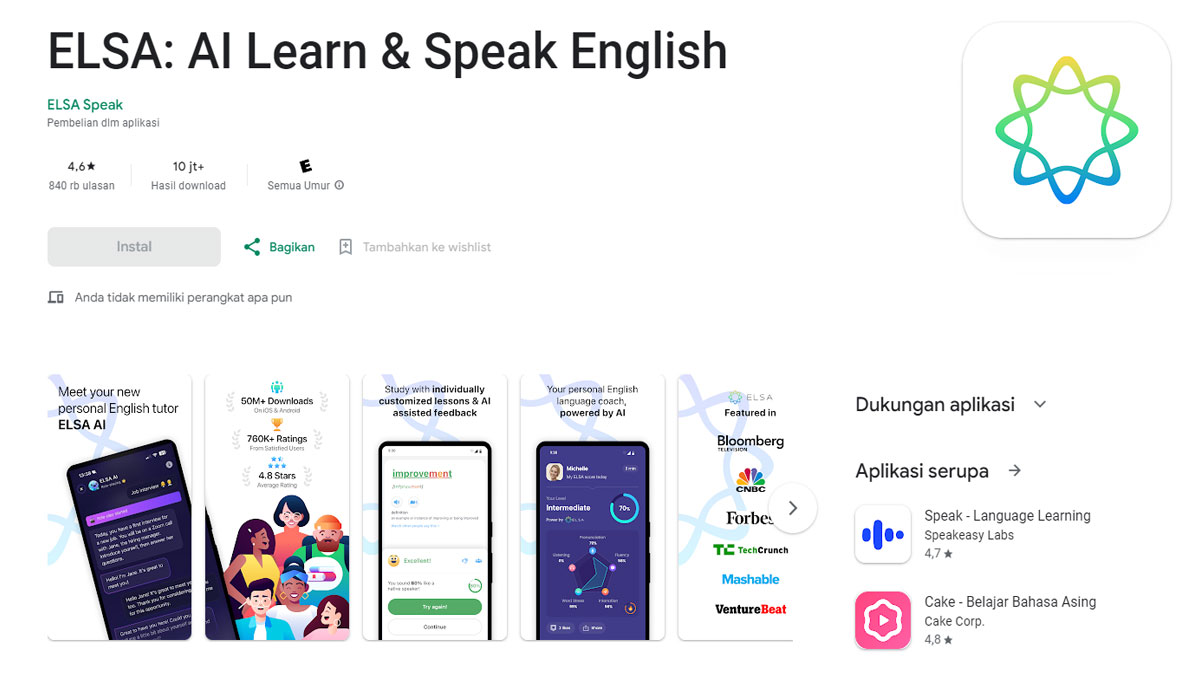 Cara Menggunakan Aplikasi Elsa Speak AI